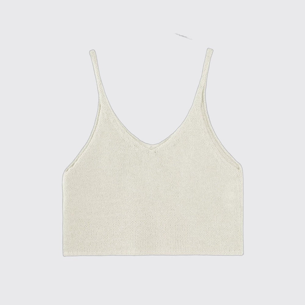 Gentle Knit V-Neck Vest