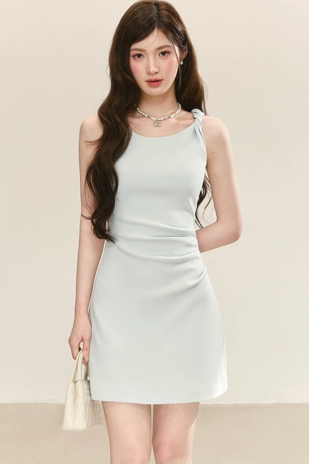 Gentle Twisted Strap Dress