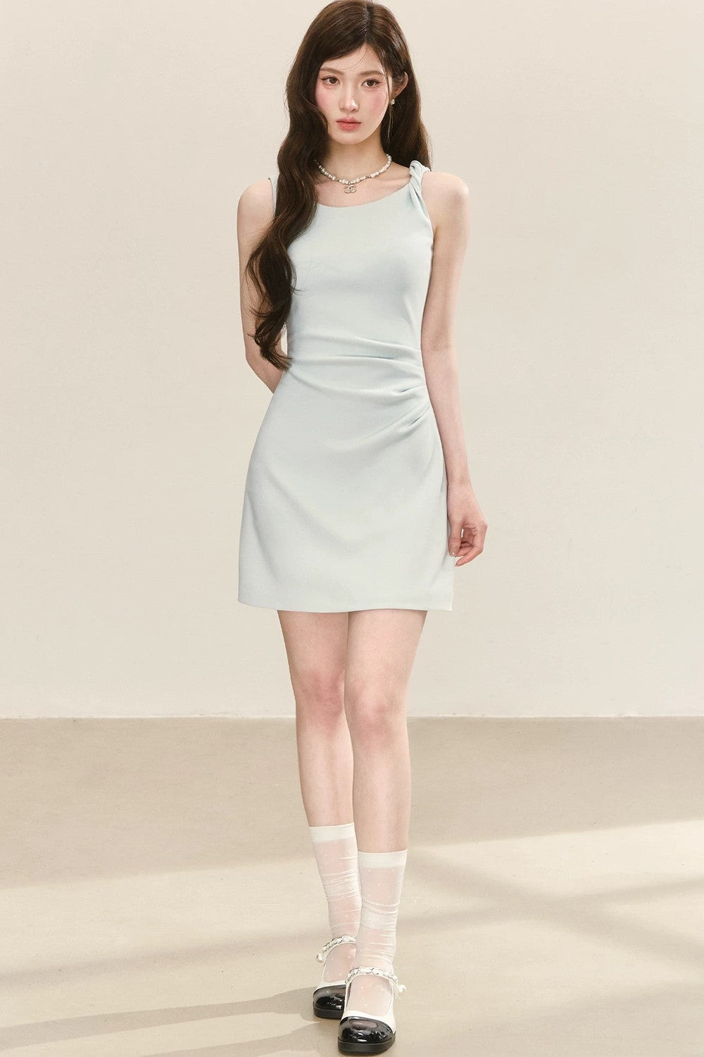 Gentle Twisted Strap Dress