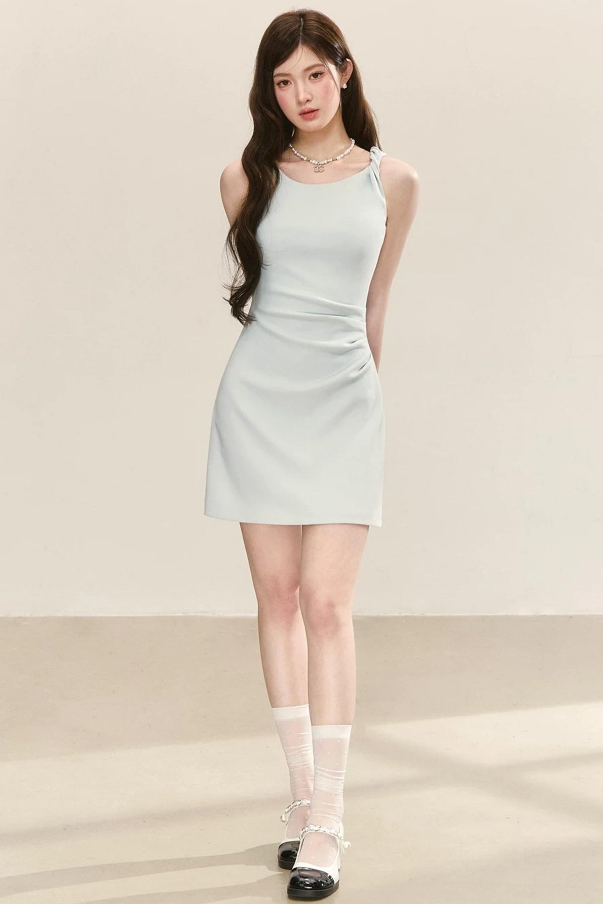 Gentle Twisted Strap Dress