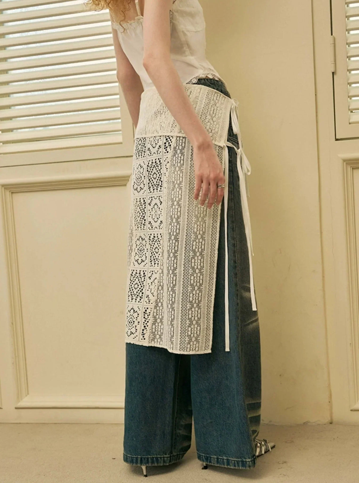Geometric Patchwork Skirt