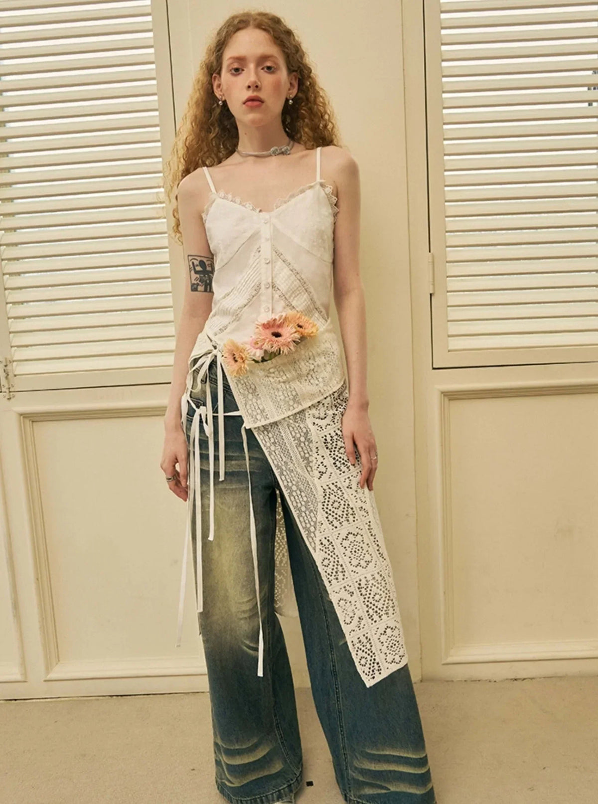 Geometric Patchwork Skirt