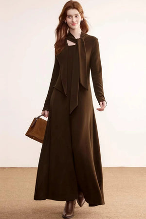 German Velvet Ruffle Dress