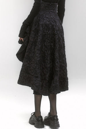 Ghost Girl High-Waisted Train Skirt