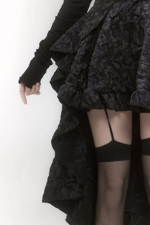 Ghost Girl High-Waisted Train Skirt