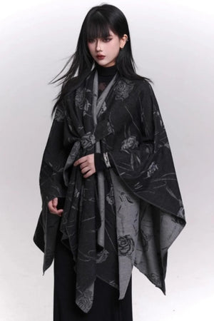 Ghost Girl Scarf Cape Shawl