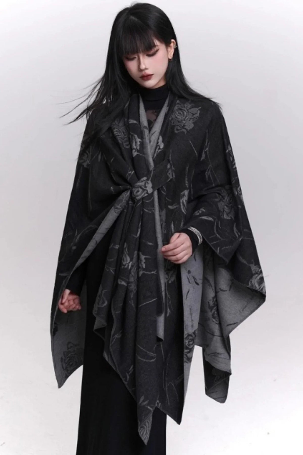 Ghost Girl Scarf Cape Shawl