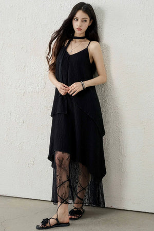 Ghost Lace Long Dress