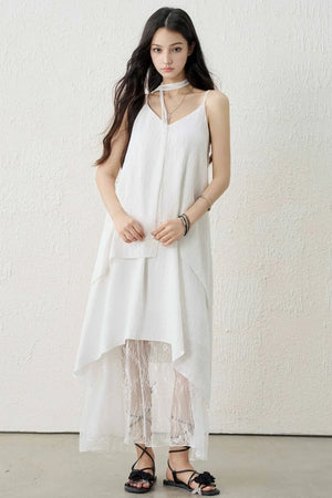 Ghost Lace Long Dress