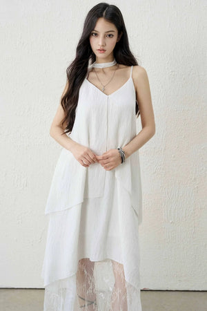 Ghost Lace Long Dress