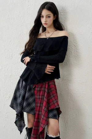 Ghostly French Textured Top