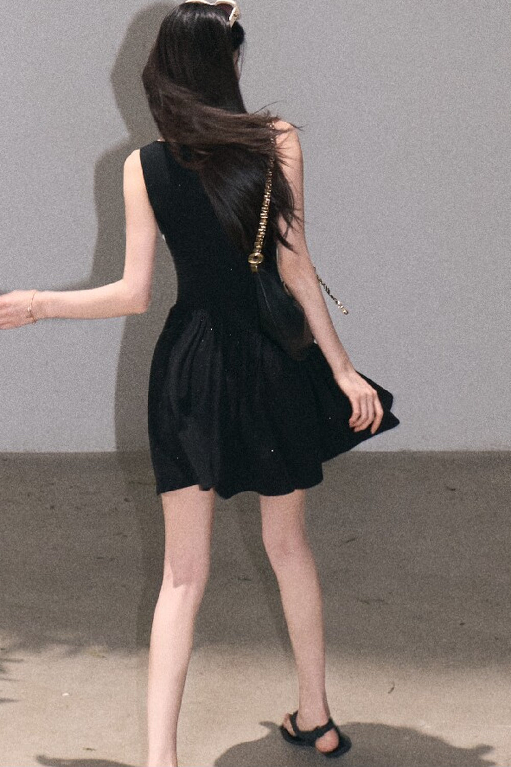 Gilded Lace Waist-Cinching Dress