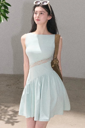 Gilded Shimmer Lace Dress