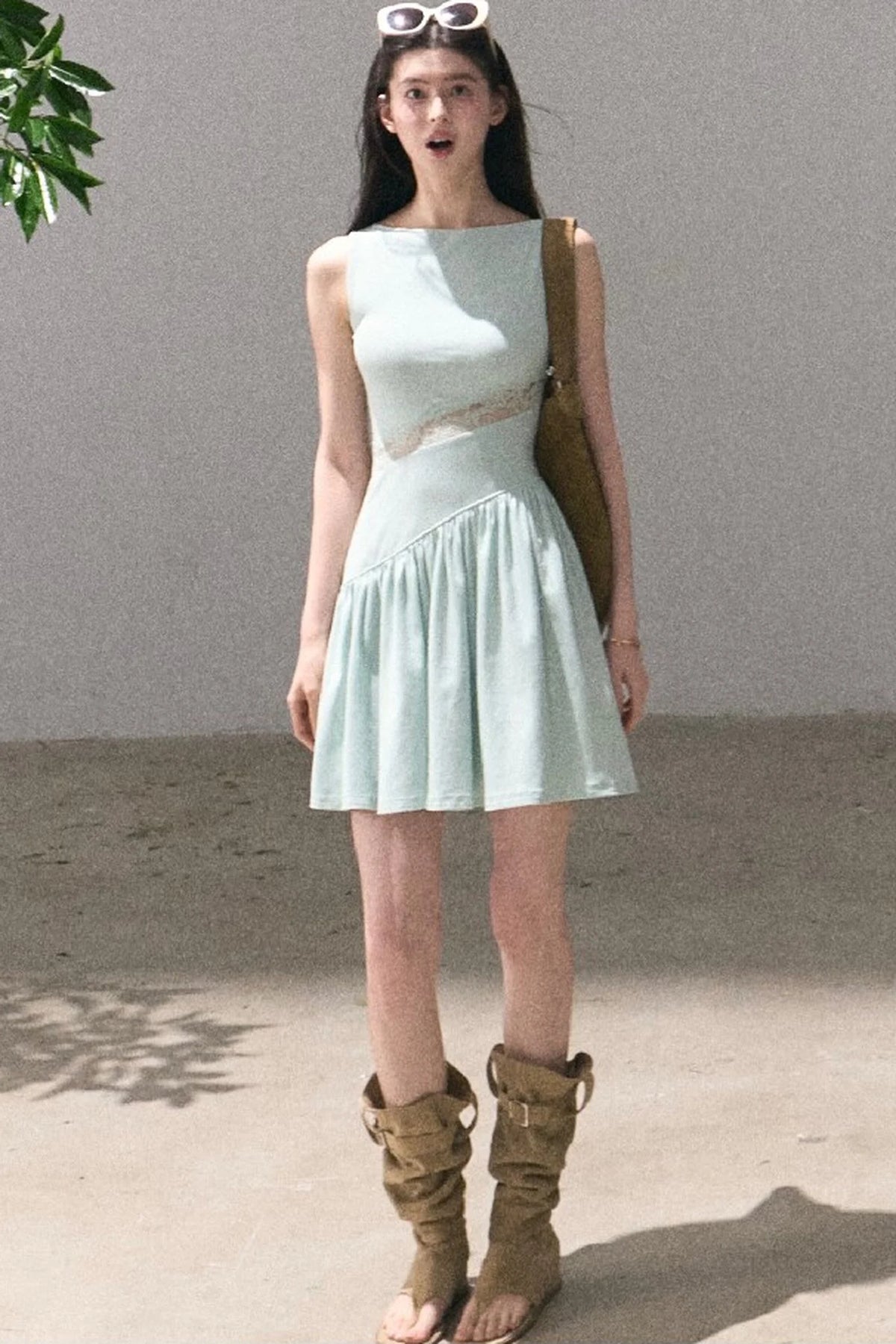 Gilded Shimmer Lace Dress