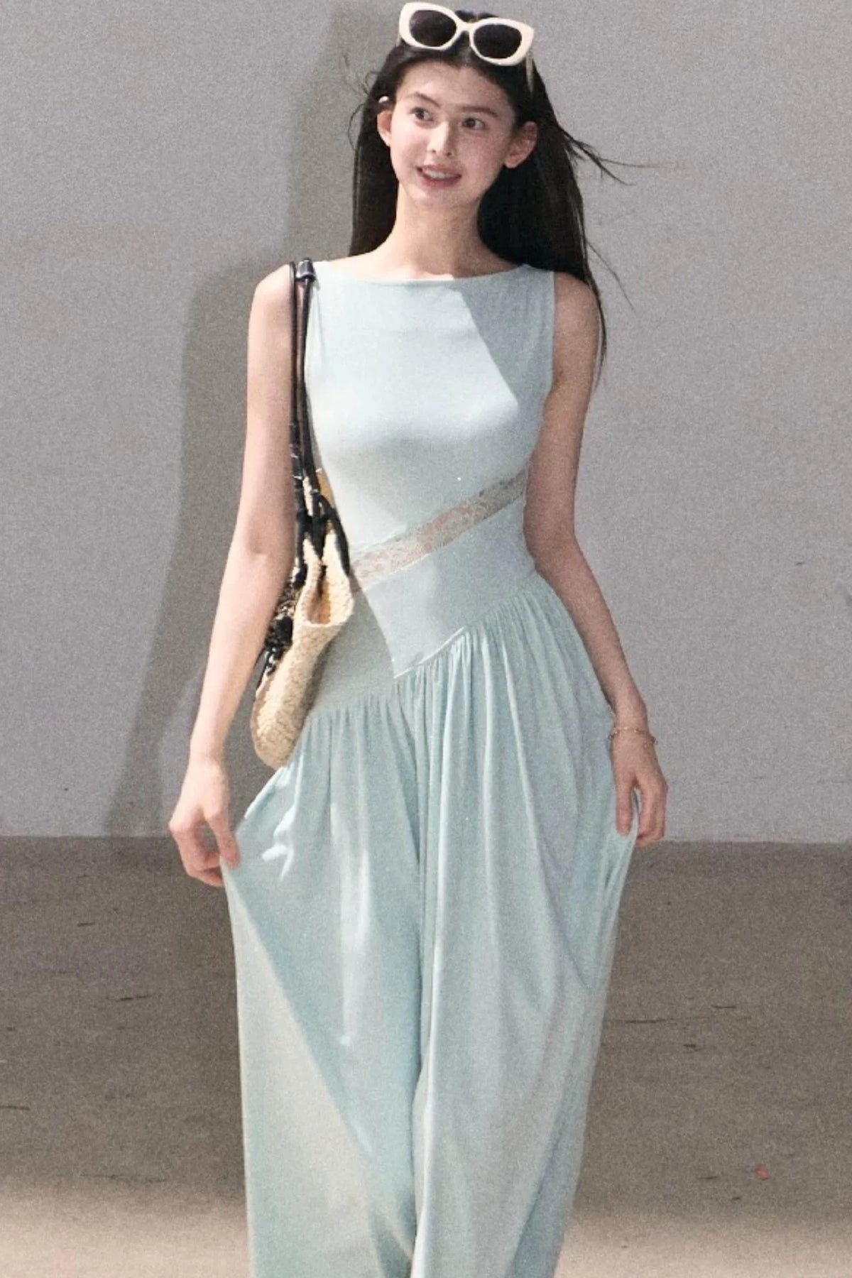 Gilded Shimmer Lace Dress