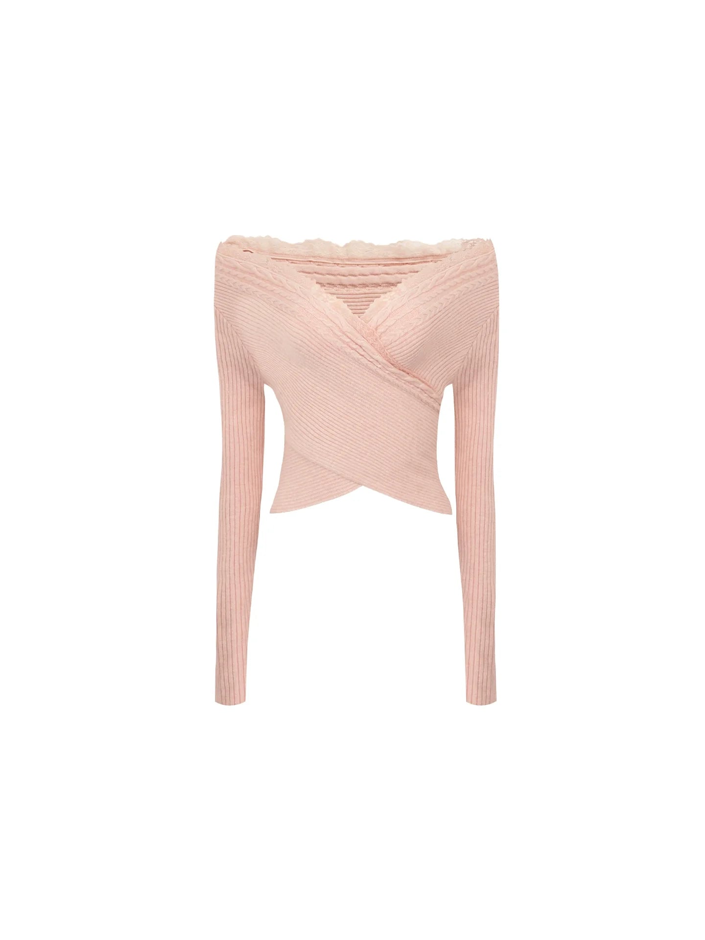 Girl Pink Knitted Sweater