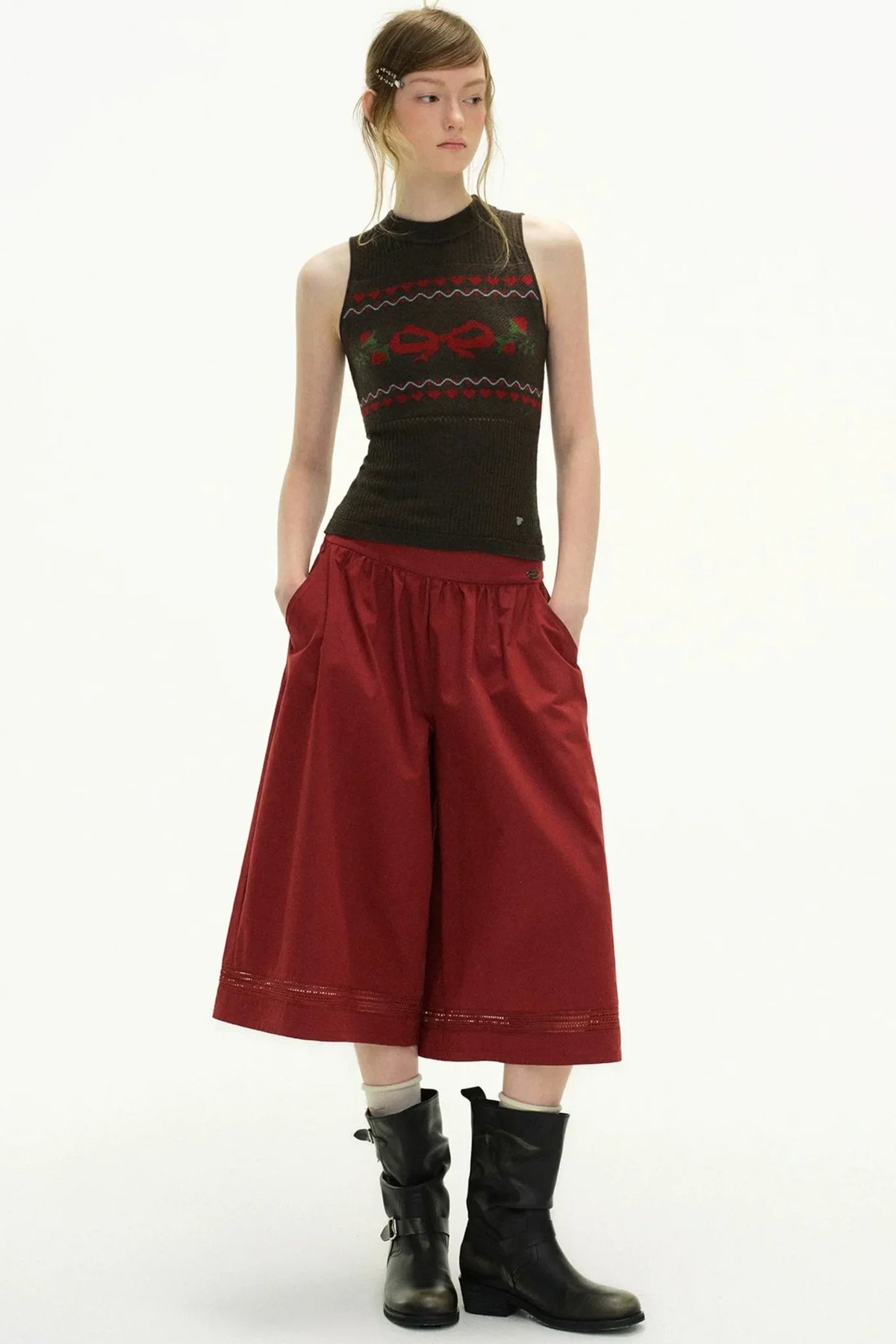 Glazed Sea Island Cropped Pants