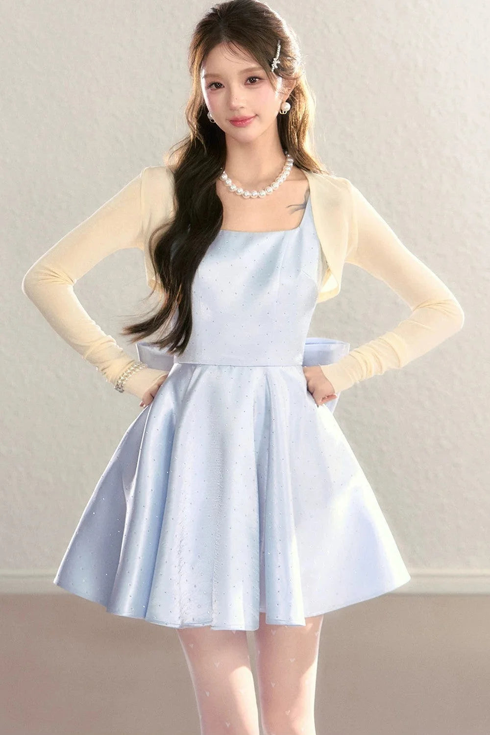 Glitter Princess A-Line Slip Dress