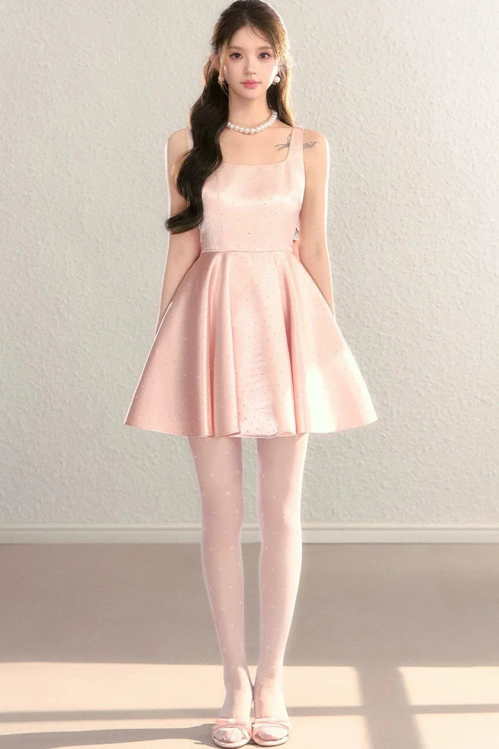 Glitter Princess A-Line Slip Dress