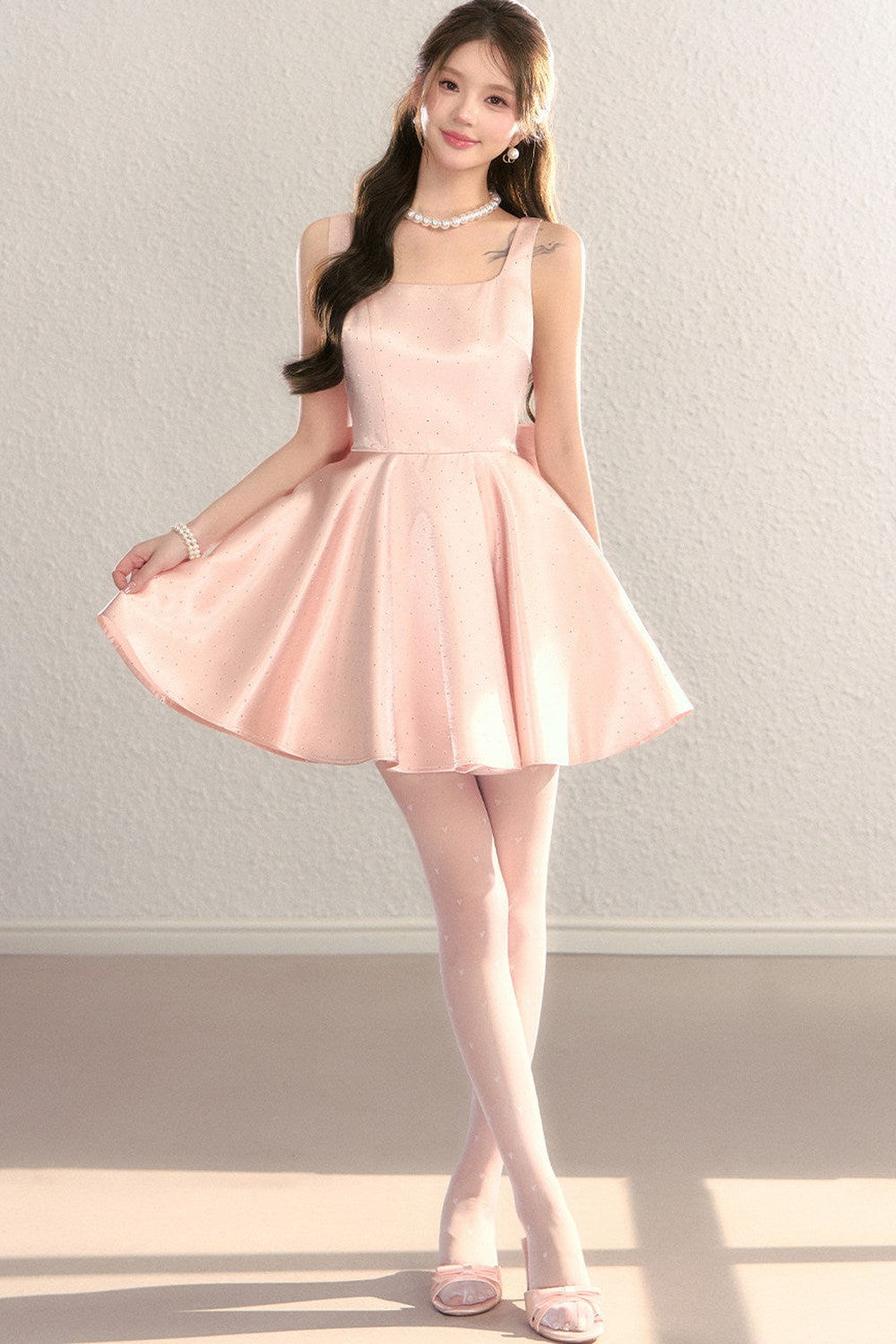 Glitter Princess A-Line Slip Dress