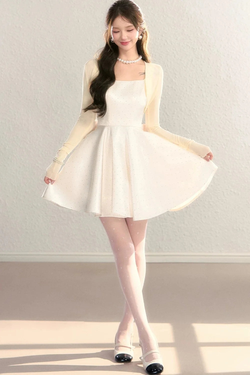 Glitter Princess A-Line Slip Dress