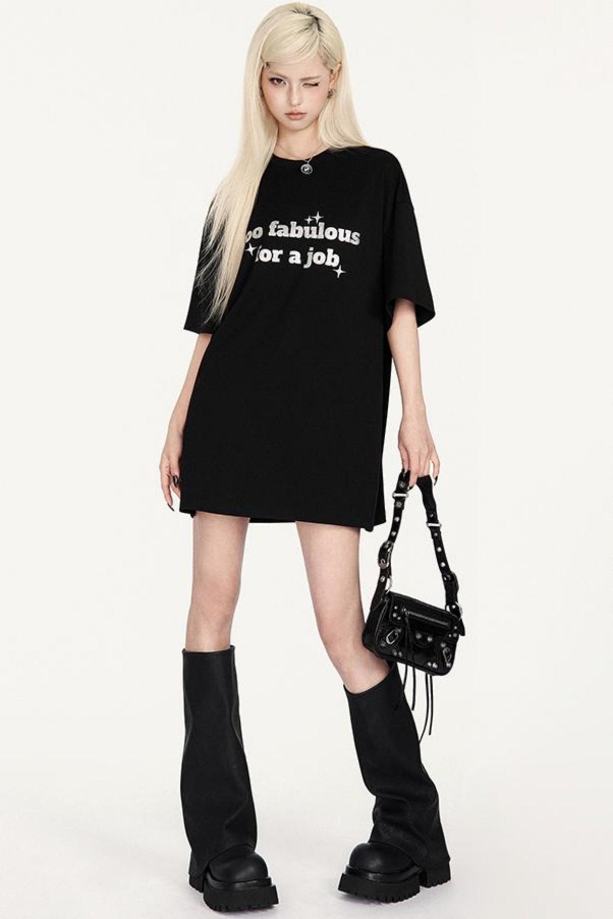 Glitter Street Loose T-Shirt