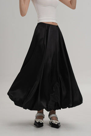 Glossy Umbrella Skirt