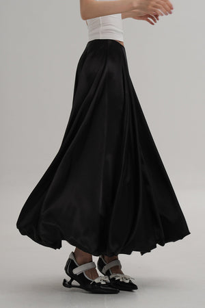 Glossy Umbrella Skirt