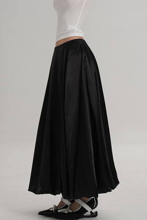 Glossy Umbrella Skirt