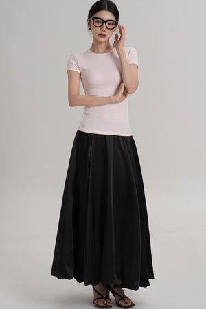 Glossy Umbrella Skirt