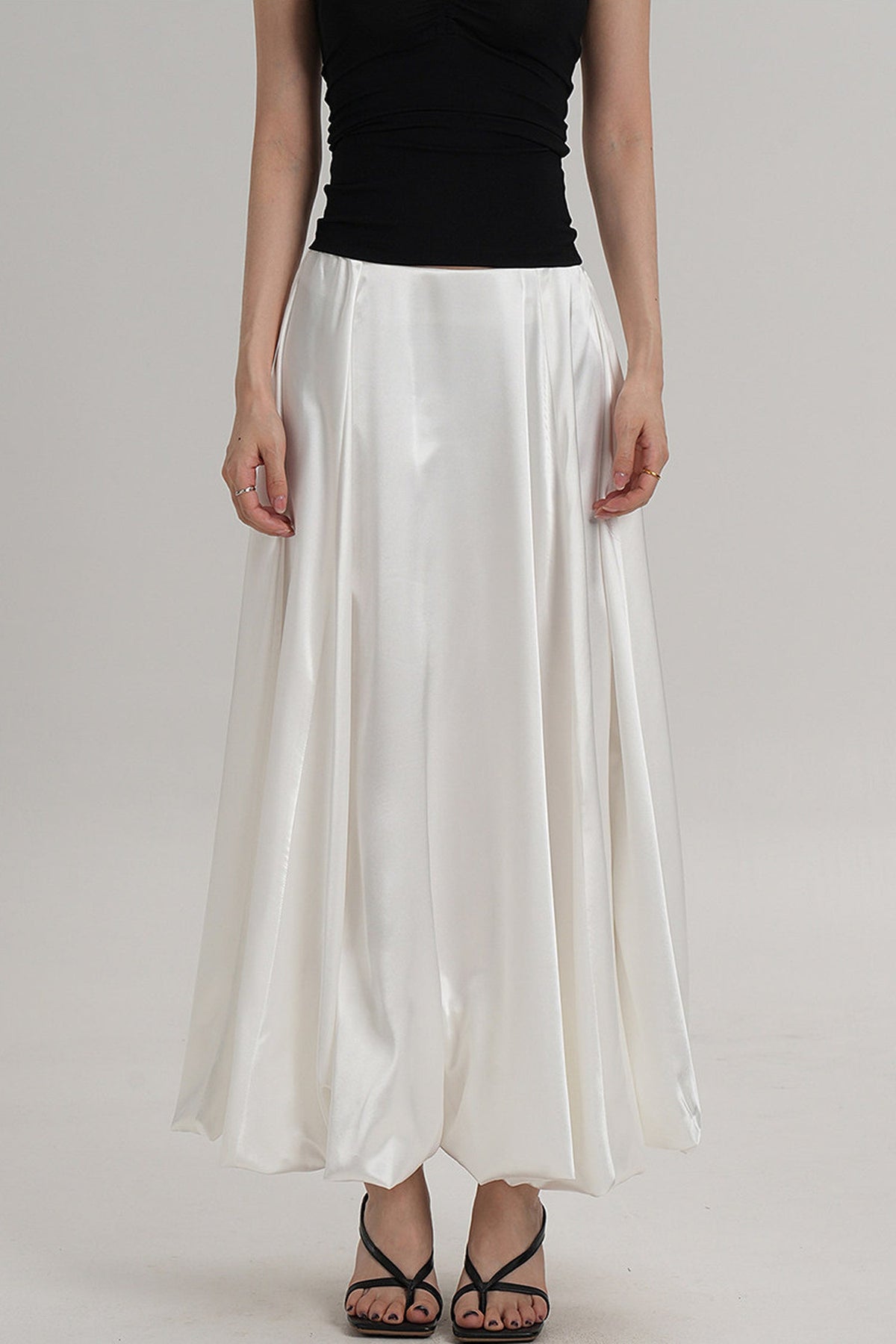 Glossy Umbrella Skirt