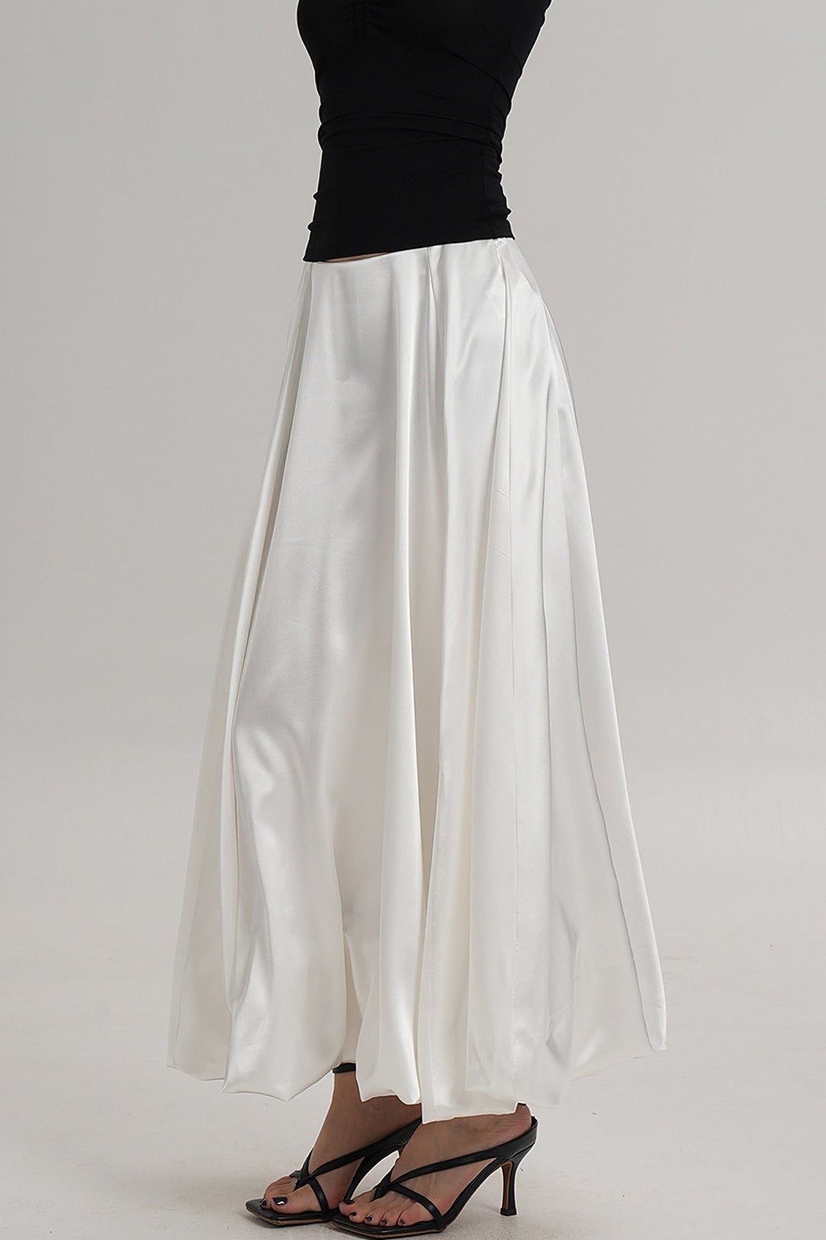 Glossy Umbrella Skirt