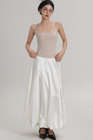 Glossy Umbrella Skirt