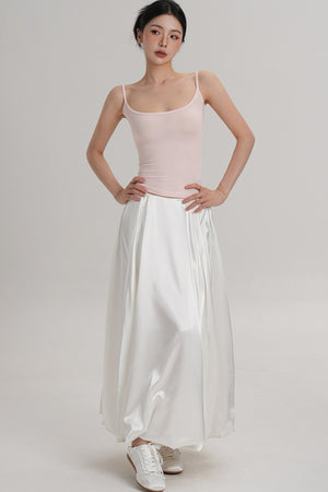 Glossy Umbrella Skirt