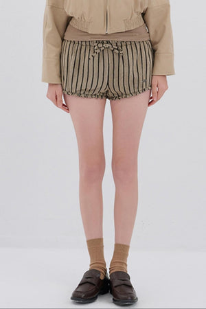 Glutinous Wool Blend One-Shoulder Top