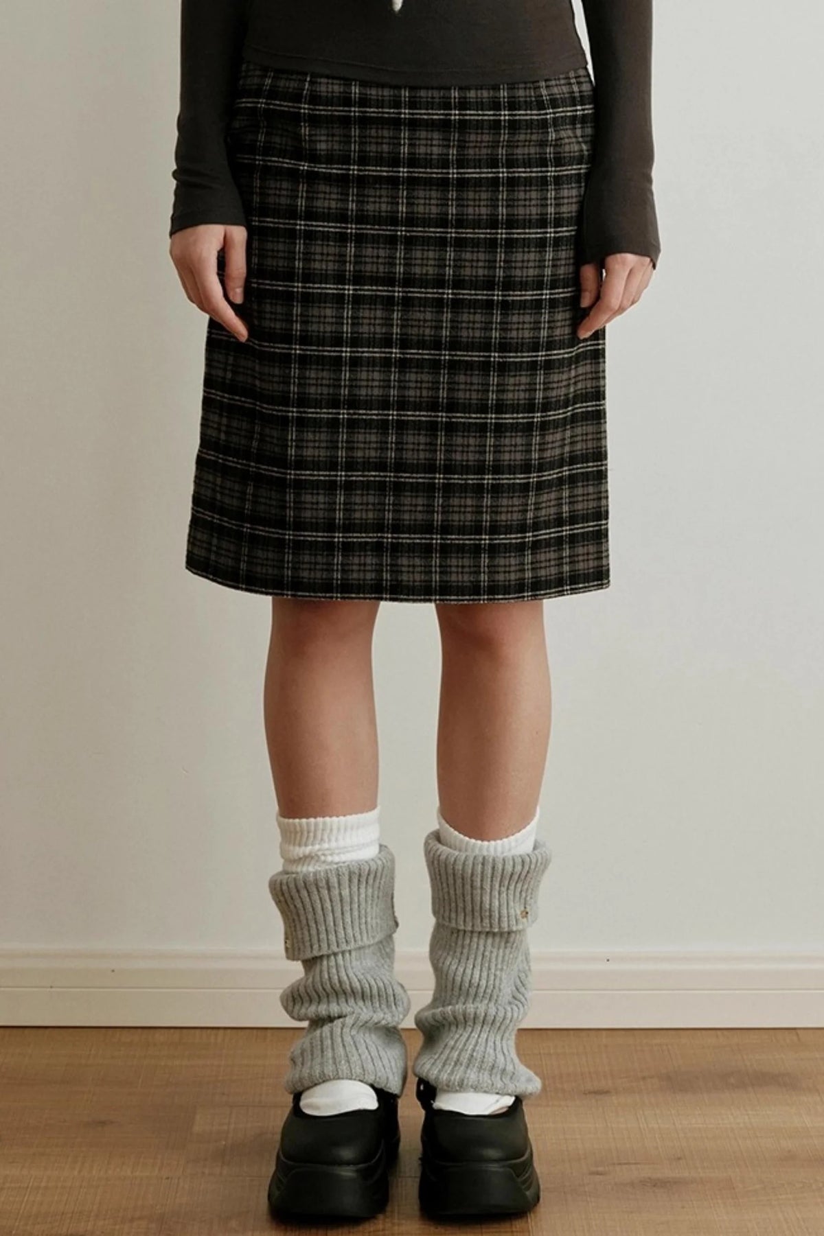 Gold Label Knitted Wool Blend Calf Sock Cover