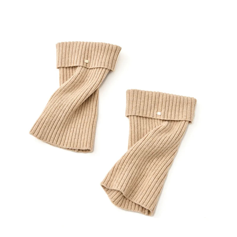 Gold Label Knitted Wool Blend Calf Sock Cover