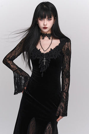 Gothic Cross Clavicle Necklace