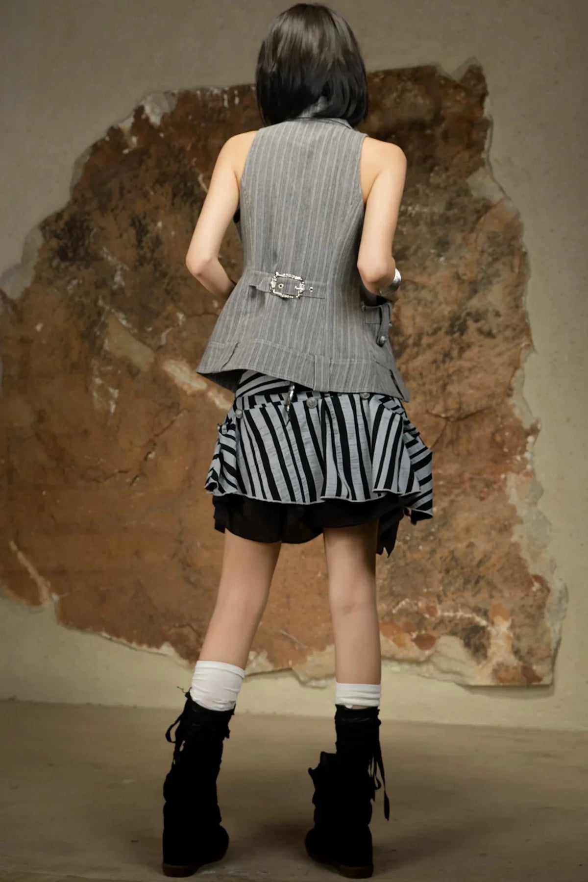 Gothic Sleeveless Halter Top