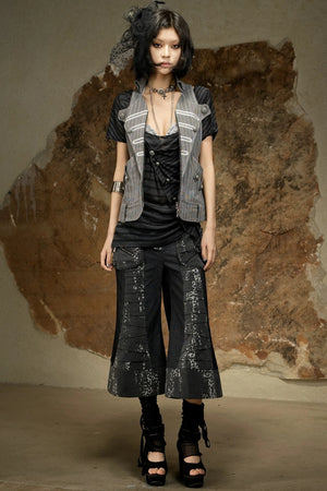 Gothic Sleeveless Halter Top