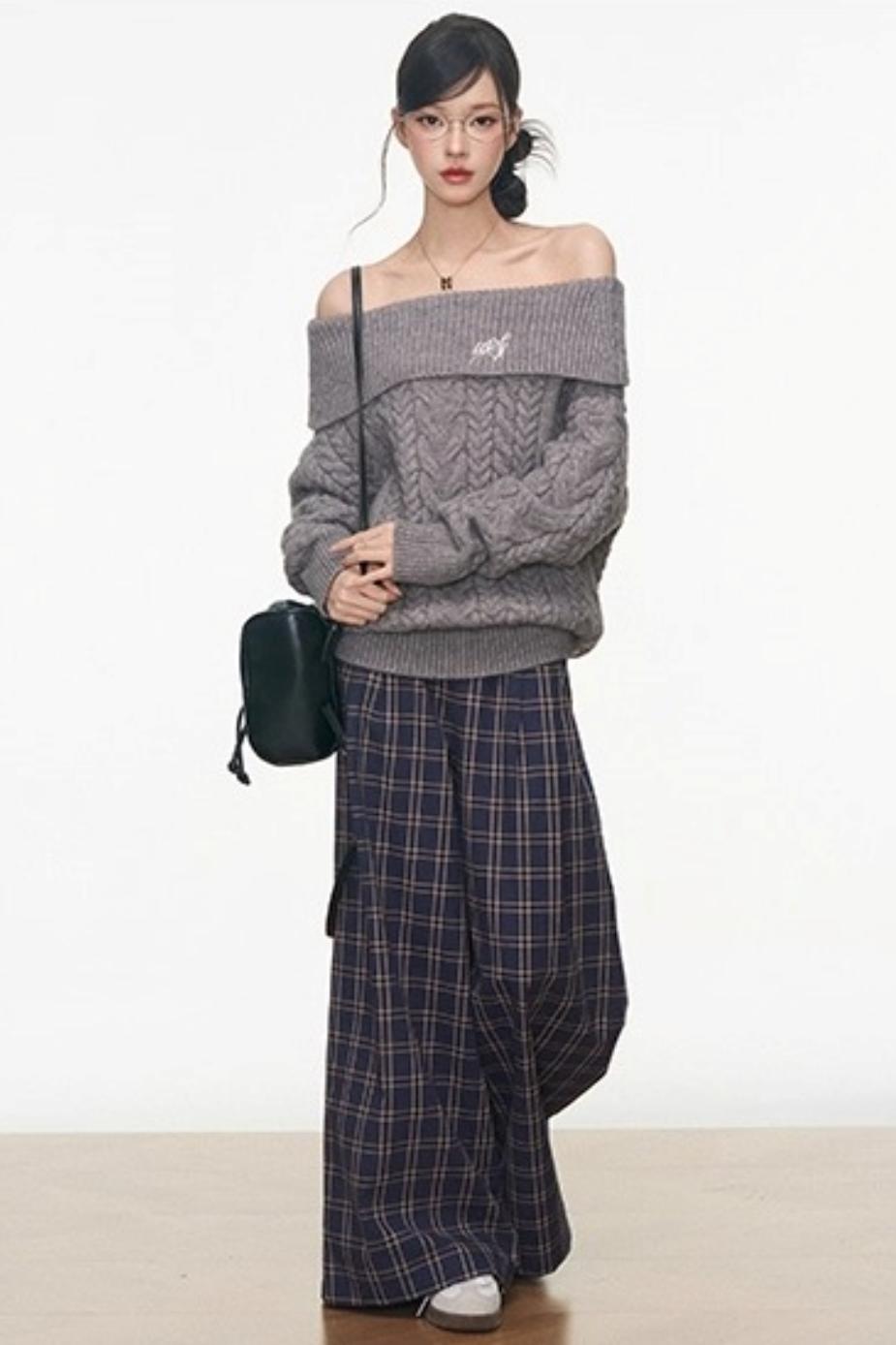 Gray Sweater Set-Up