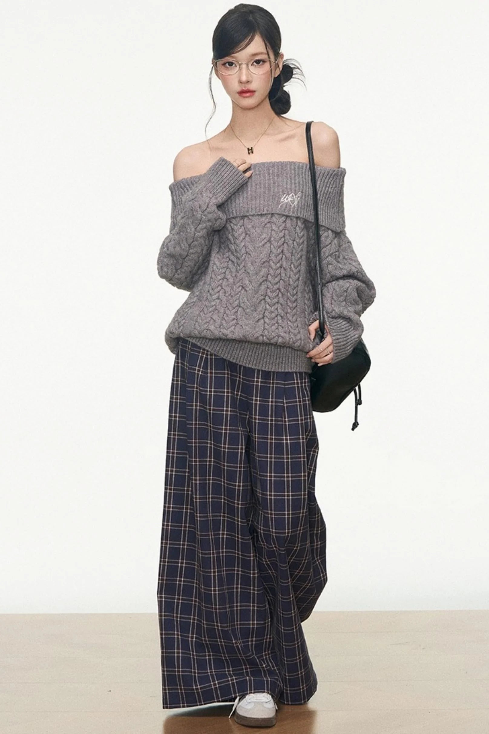 Gray Sweater Set-Up