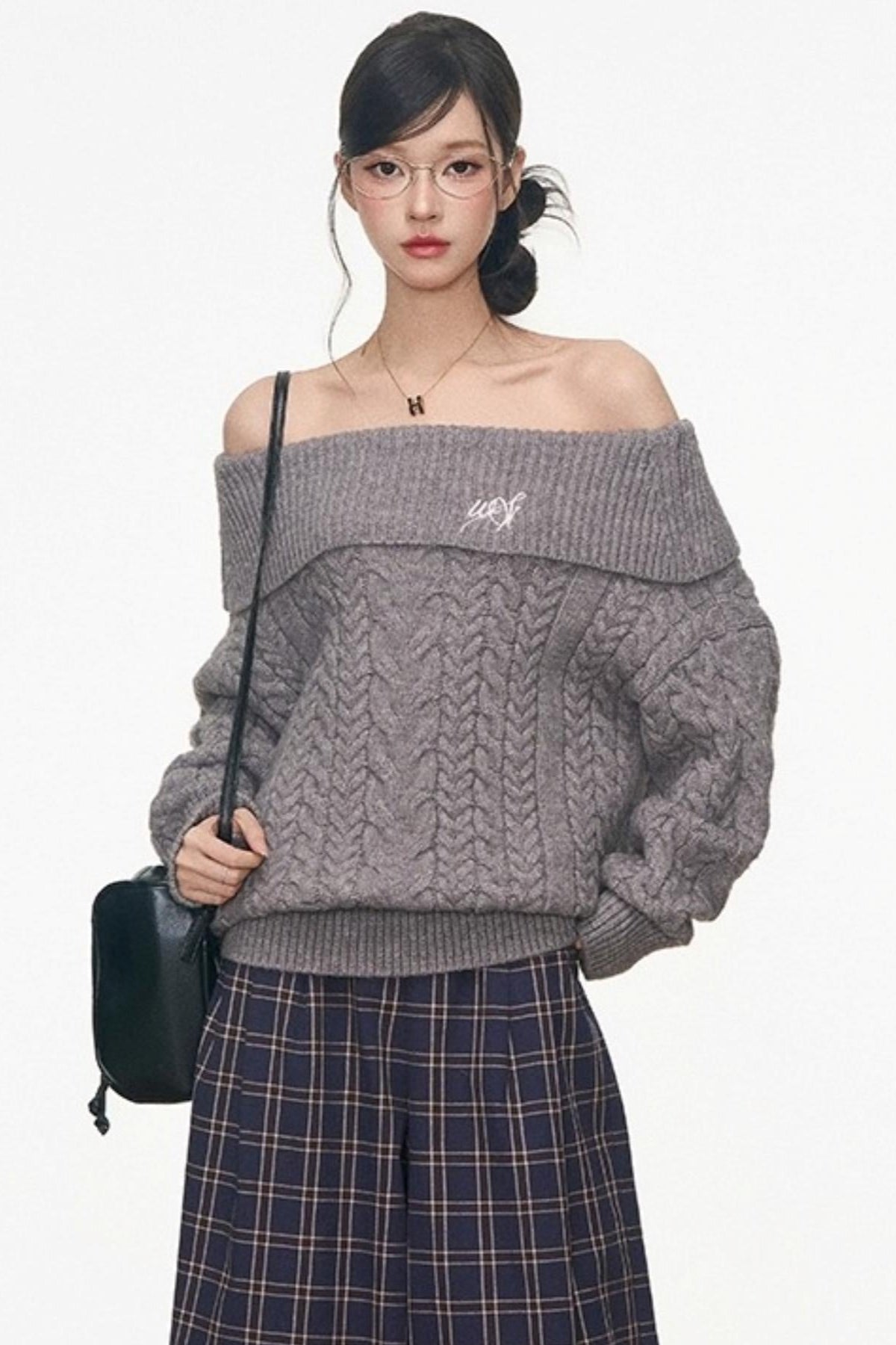 Gray Sweater Set-Up