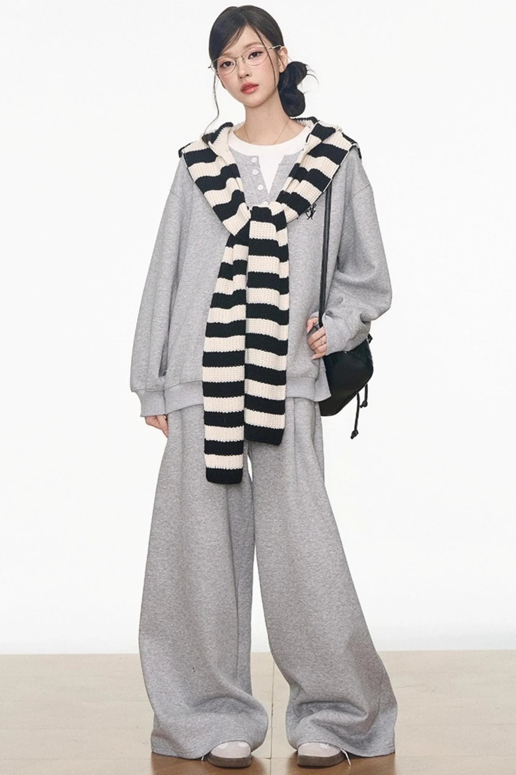 Gray Sweatshirt Set-Up