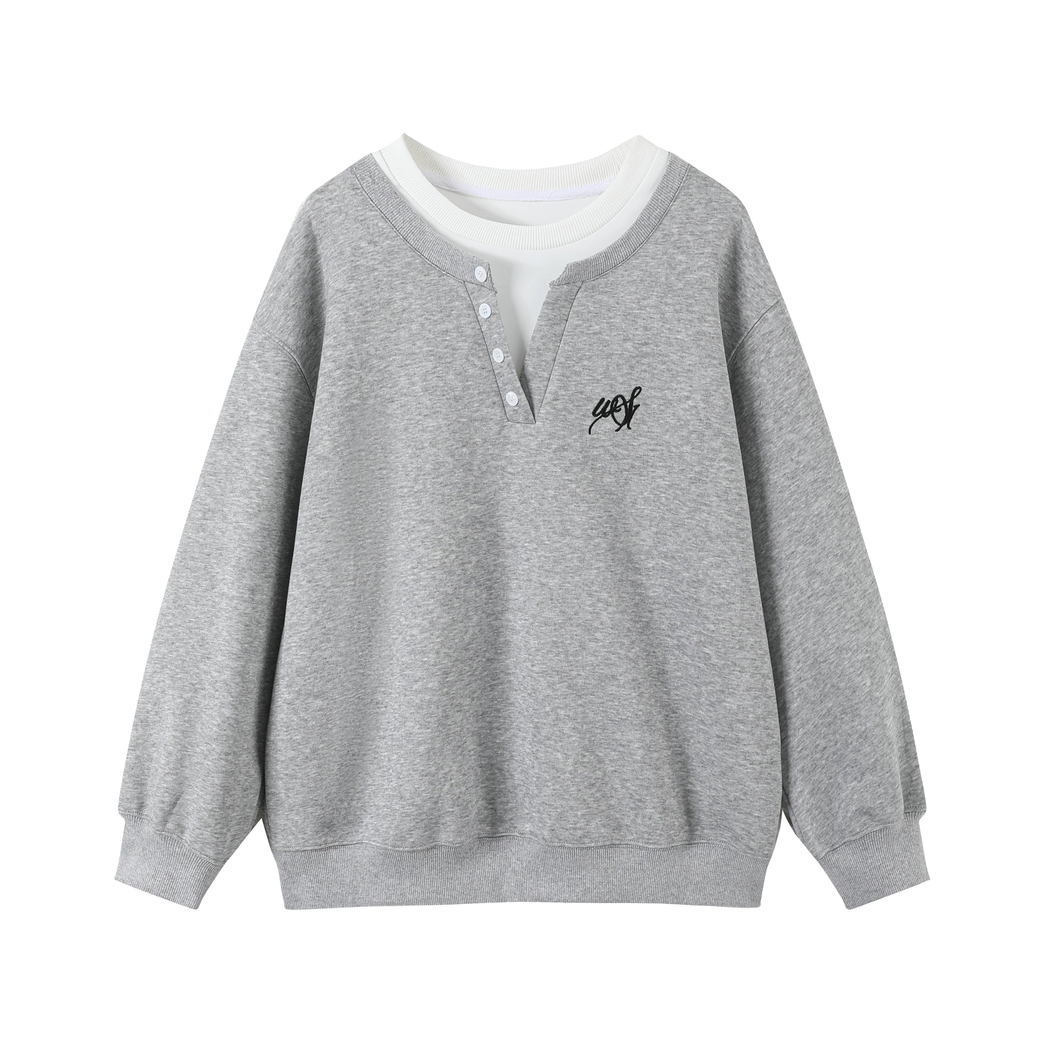 Gray Sweatshirt Set-Up