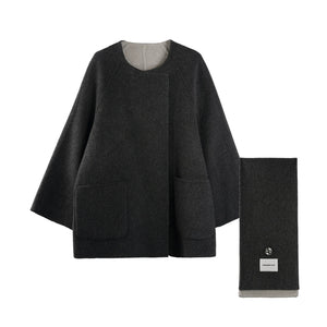Gray Tweed Coat