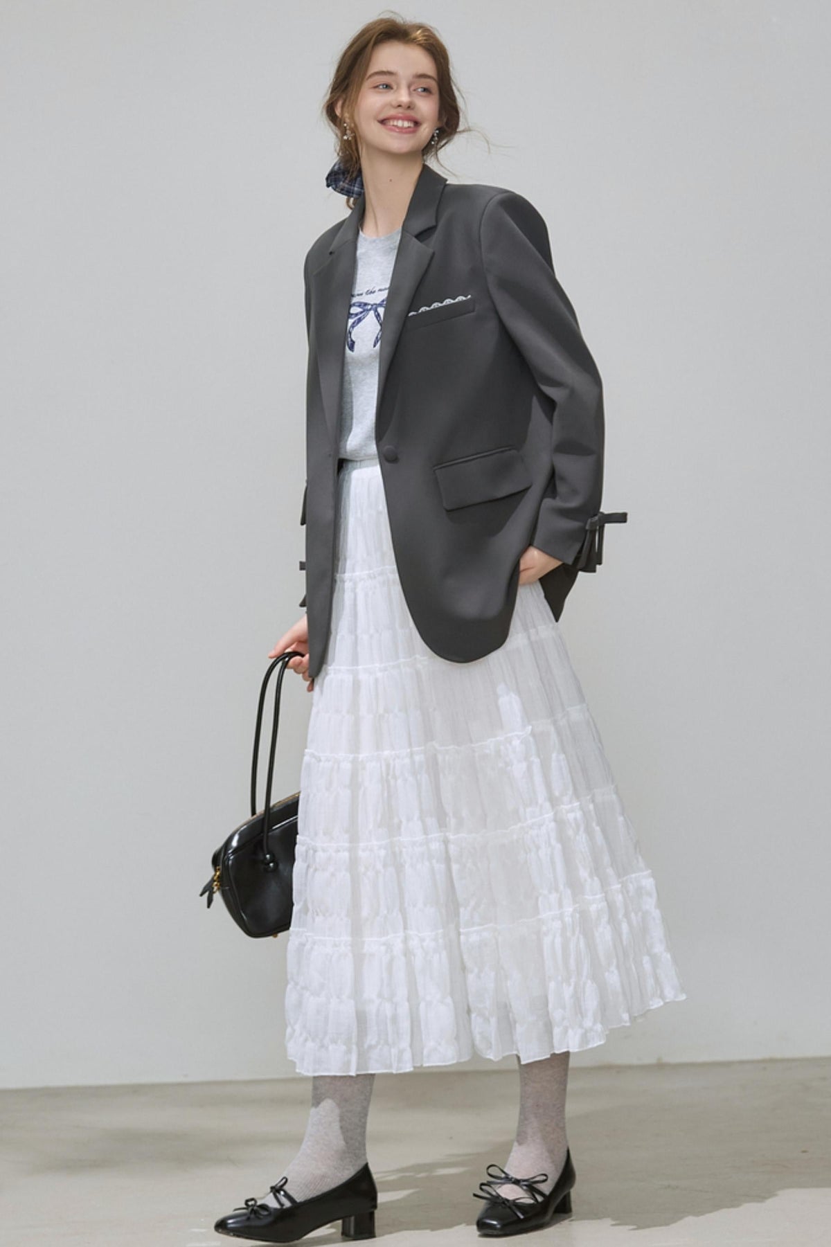 Gray Womens Blazer