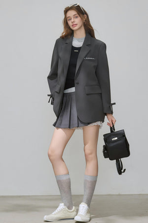 Gray Womens Blazer