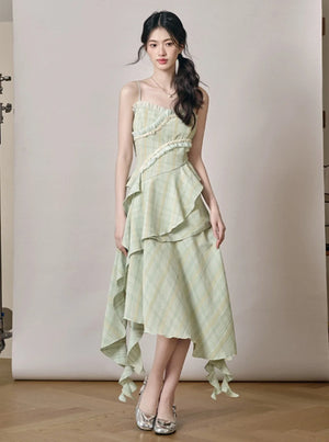 Green Floral Dress