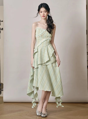 Green Floral Dress